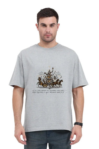 Arya Divine charioteer Unisex Oversize Tshirt - Arya